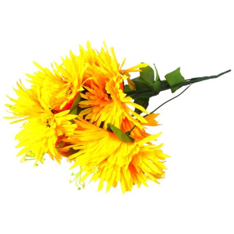Bukiet 7 chryzantem 54 cm POMARAŃCZOWY