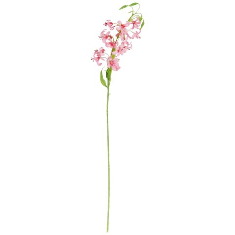 GAŁĄZKA DROBNEJ LILII w kolorze różowym 85 cm