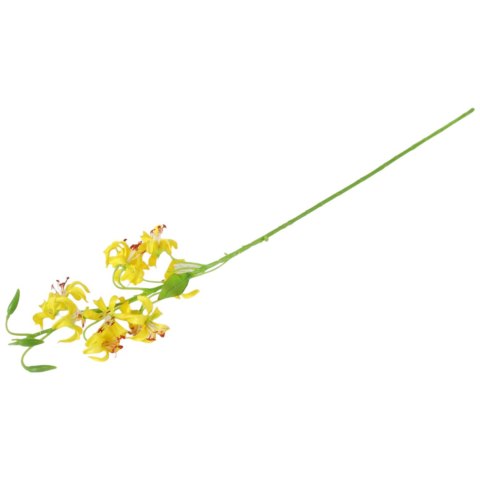 GAŁĄZKA DROBNEJ LILII w kolorze żółtym 85 cm