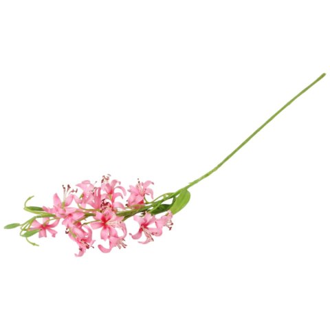 GAŁĄZKA DROBNEJ LILII w kolorze żółtym 85 cm