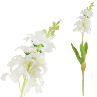 HIACYNT KWIAT SZTUCZNY 42 CM BIAŁY