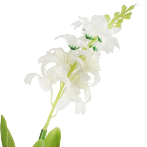 HIACYNT KWIAT SZTUCZNY 42 CM BIAŁY