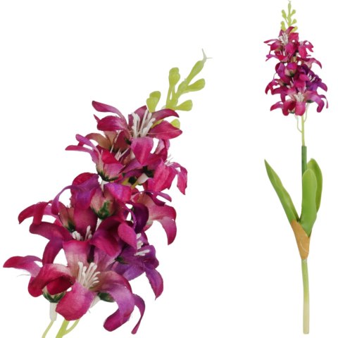 HIACYNT KWIAT SZTUCZNY 42 CM FIOLETOWY