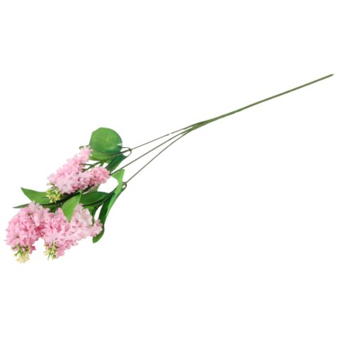 BEZ GAŁĄZKA 3 KWIATÓW SZTUCZNYCH do wazonu 70 cm jasny róż