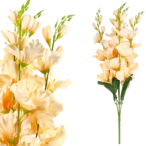 BUKIET 5 GAŁĄZEK MIECZYKÓW czerwona GLADIOLA 67 cm