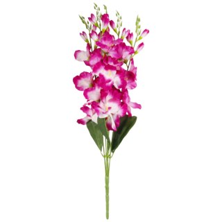 BUKIET 5 GAŁĄZEK MIECZYKÓW fioletowy GLADIOLA 67 cm