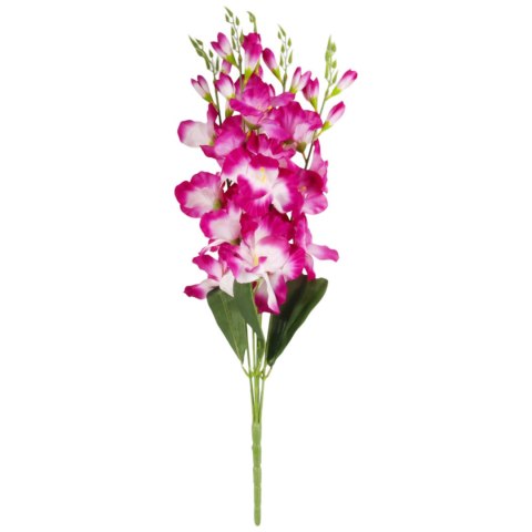 BUKIET 5 GAŁĄZEK MIECZYKÓW fioletowy GLADIOLA 67 cm