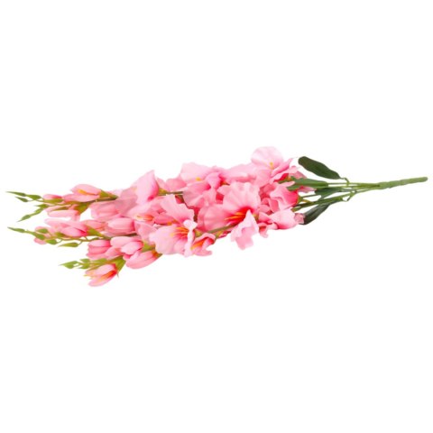 BUKIET 5 GAŁĄZEK MIECZYKÓW jasno-różowa GLADIOLA 67 cm