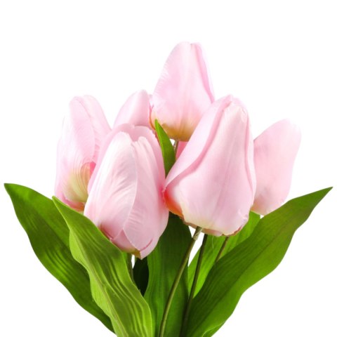 BUKIET 9 TULIPANÓW 44 CM KOLOR RÓŻOWO-ŻÓŁTY