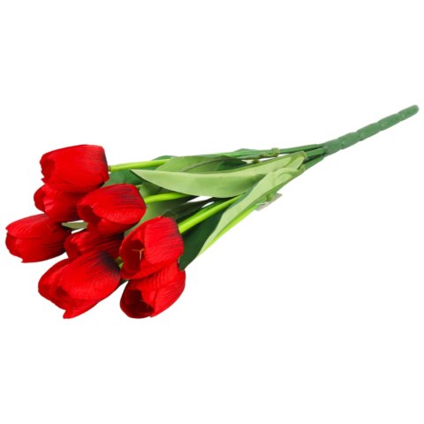 Bukiet 9 TULIPANÓW w kolorze ŻÓŁTYM 40 cm
