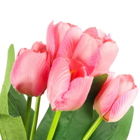 Bukiet 9 TULIPANÓW w kolorze ŻÓŁTYM 40 cm