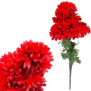 Bukiet 9 chryzantem w kolorze bordowym 36 cm