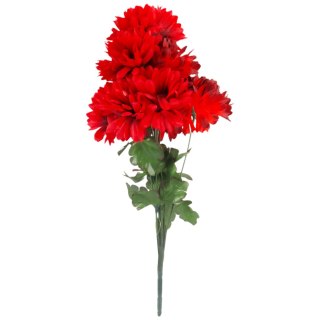 Bukiet 9 chryzantem w kolorze bordowym 36 cm