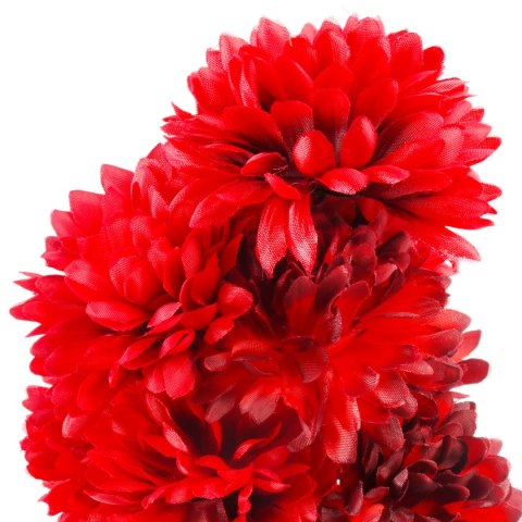 Bukiet 9 chryzantem w kolorze bordowym 36 cm