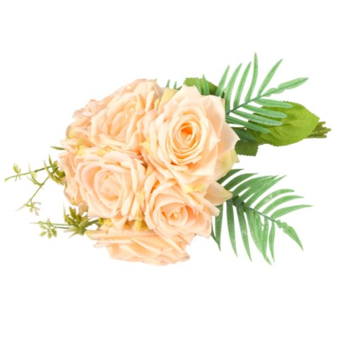 ELEGANCKI BUKIET 10 RÓŻ DO WAZONU 30 CM FIOLETOWY
