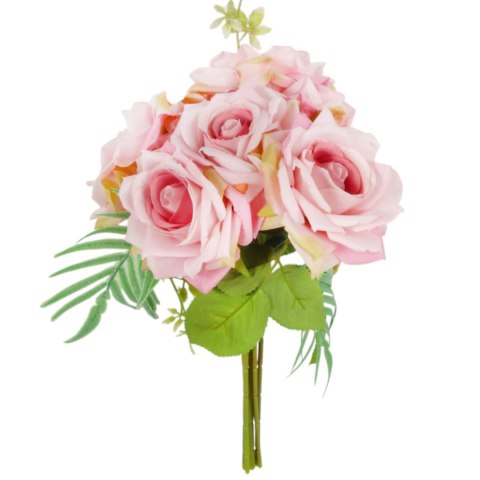 ELEGANCKI BUKIET 10 RÓŻ DO WAZONU 30 CM FIOLETOWY