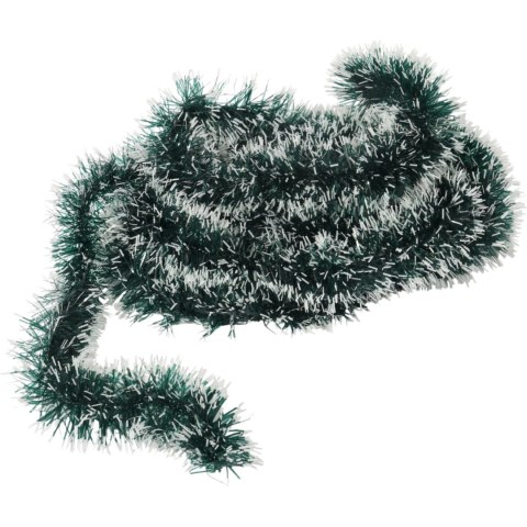 Łańcuch choinkowy Zielono-biały średnica 7 cm, długość 4 m