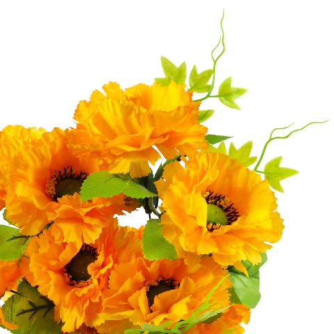 Sztuczny Bukiet 14 Anemonów 54 cm ŻÓŁTE