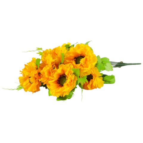 Sztuczny Bukiet 14 Anemonów 54 cm ŻÓŁTE