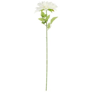 DALIA duży KWIAT SZTUCZNY do wazonu 74 cm biała