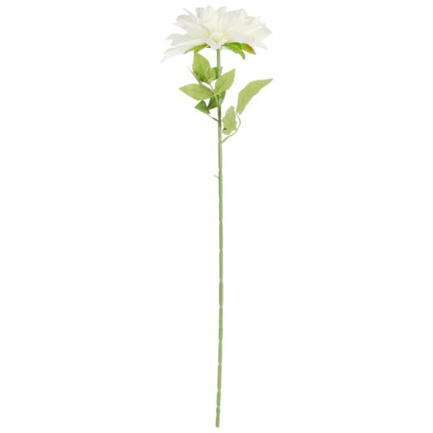 DALIA duży KWIAT SZTUCZNY do wazonu 74 cm biała