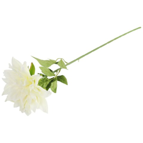 DALIA duży KWIAT SZTUCZNY do wazonu 74 cm biała
