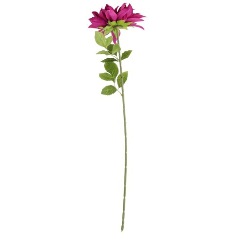 DALIA duży KWIAT SZTUCZNY do wazonu 74 cm bordowa