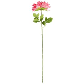 DALIA duży KWIAT SZTUCZNY do wazonu 74 cm różowa
