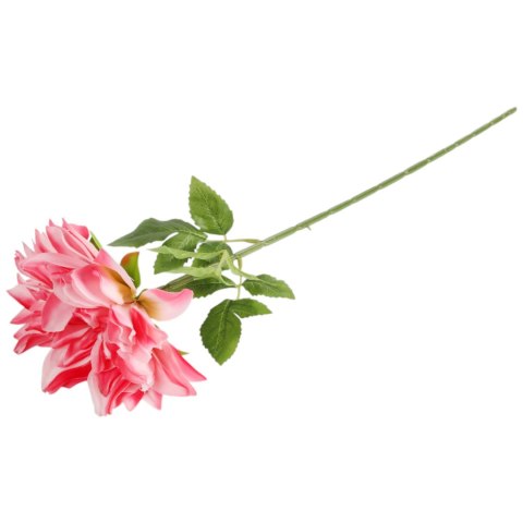 DALIA duży KWIAT SZTUCZNY do wazonu 74 cm różowa