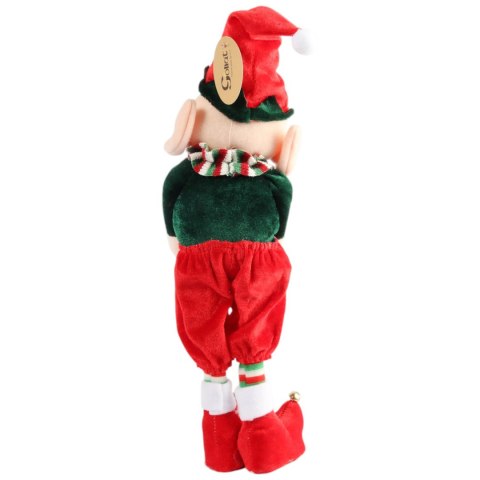 ELF PSOTNIK FIGURKA ELFA SKRZAT KRASNAL ŚWIĄTECZNY ADWENTOWY czerwony