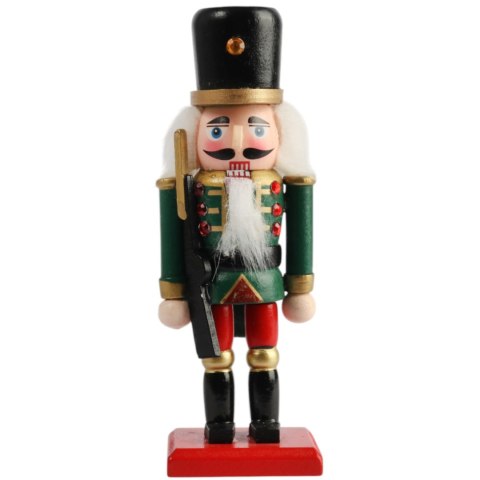 FIGURKA ŚWIĄTECZNA DEKORACYJNY DZIADEK DO ORZECHÓW 15 cm GWARDZISTA NIEBIESKI