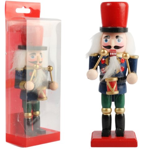 FIGURKA ŚWIĄTECZNA DEKORACYJNY DZIADEK DO ORZECHÓW 15 cm GWARDZISTA ZIELONY