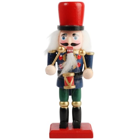 FIGURKA ŚWIĄTECZNA DEKORACYJNY DZIADEK DO ORZECHÓW 15 cm GWARDZISTA ZIELONY