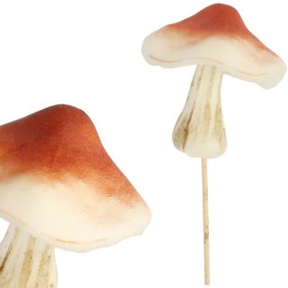 GRZYBEK JESIENNY NA PIKU 5x5 cm PIK DEKORACJA DO KOMPOZYCJI
