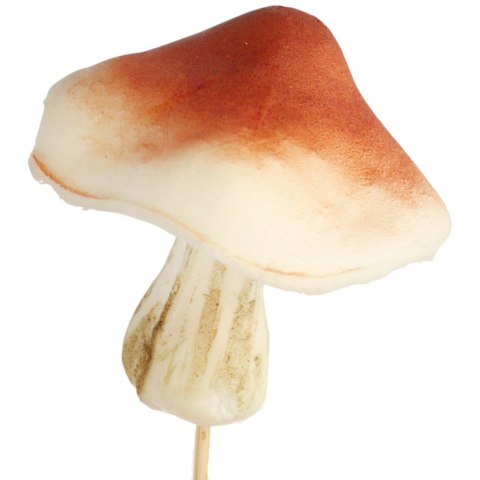 GRZYBEK JESIENNY NA PIKU 5x5 cm PIK DEKORACJA DO KOMPOZYCJI