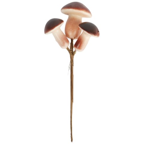 GRZYBY Jesienne do dekoracji na piku GRZYBY LEŚNE 3 SZTUKI 22 CM