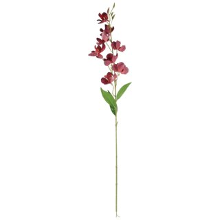 Gałązka Sztucznego Storczyka 84 cm Kolor Bordowy