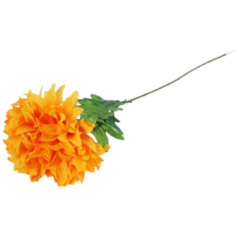CHRYZANTEMA POJEDYNCZY KWIAT FI 20 CM JASNO-POMARAŃCZOWY